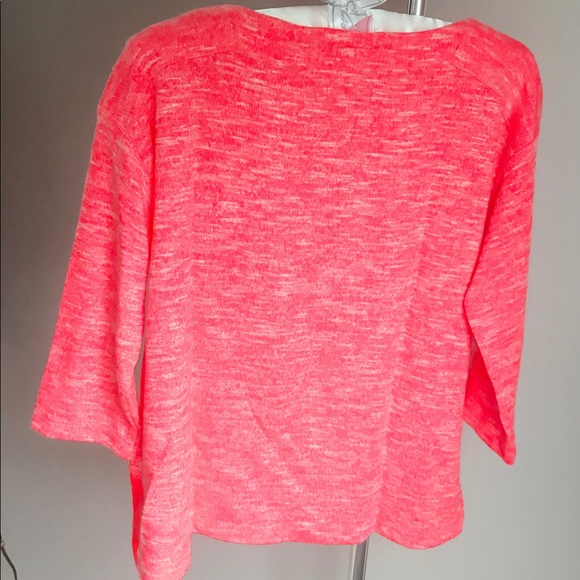 NWT CREWCUTS Marled Tee Size 4/5 Neon Heather - Picture 4 of 6